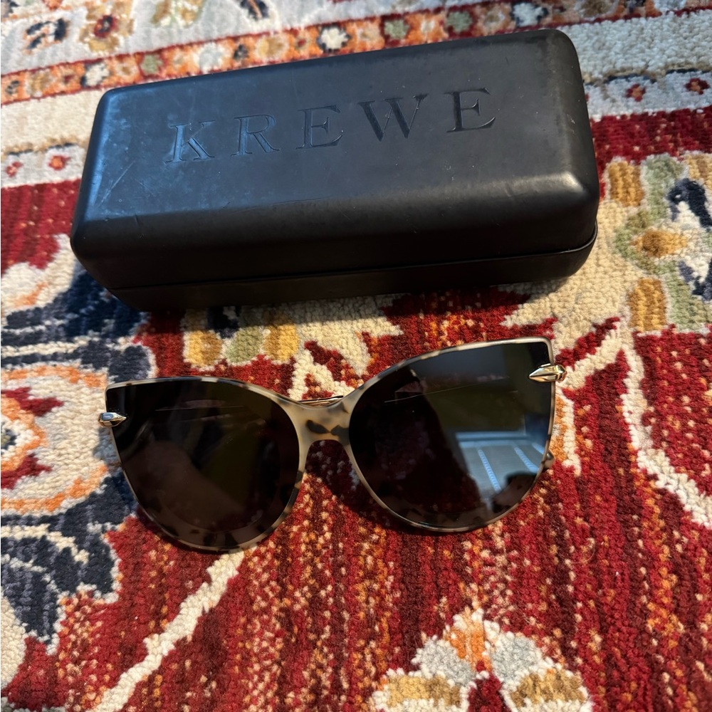 KREWE Sunglasses with Black and Tan Frame